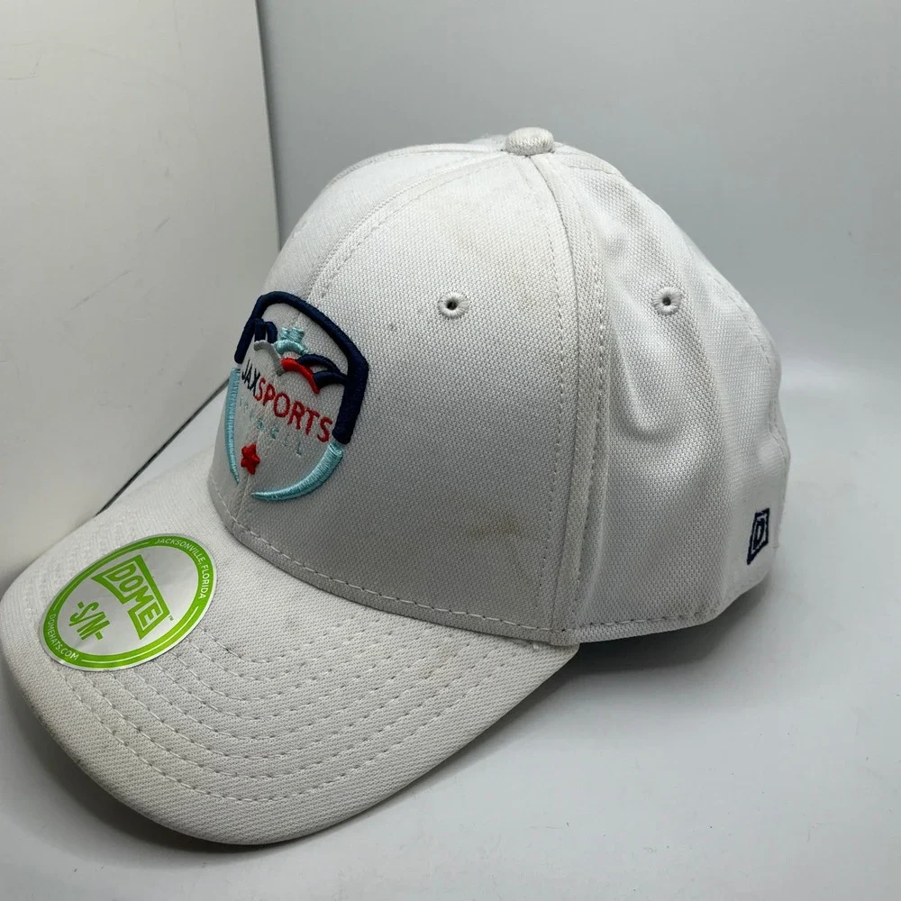 Dome Hats Jax Sports Council Jacksonville Florida Baseball‎ Cap White S/M
